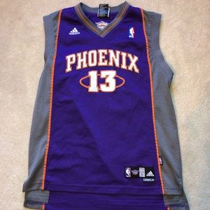 NBA Phoenix Suns Steve Nash purple youth jersey
